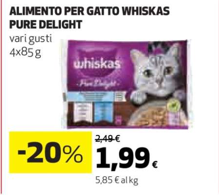 ALIMENTO PER GATTO WHISKAS PURE DELIGHT