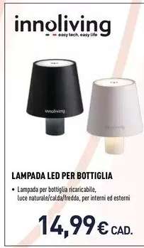 Lampada LED per bottiglia
