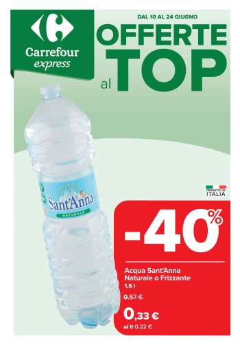 Volantino Carrefour - 10/6/2025 - 24/6/2025.