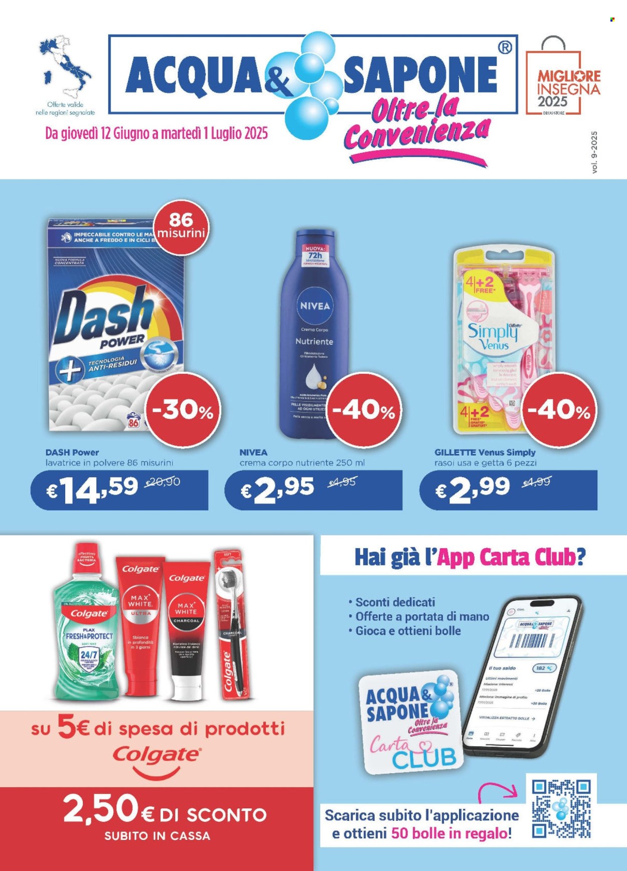 Volantino Acqua & Sapone - 12/6/2025 - 1/7/2025. Pagina 1