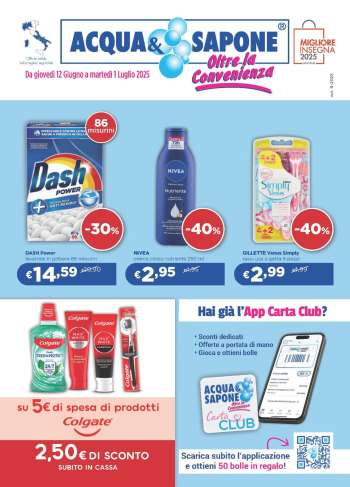 Volantino Acqua & Sapone - 12/6/2025 - 1/7/2025.