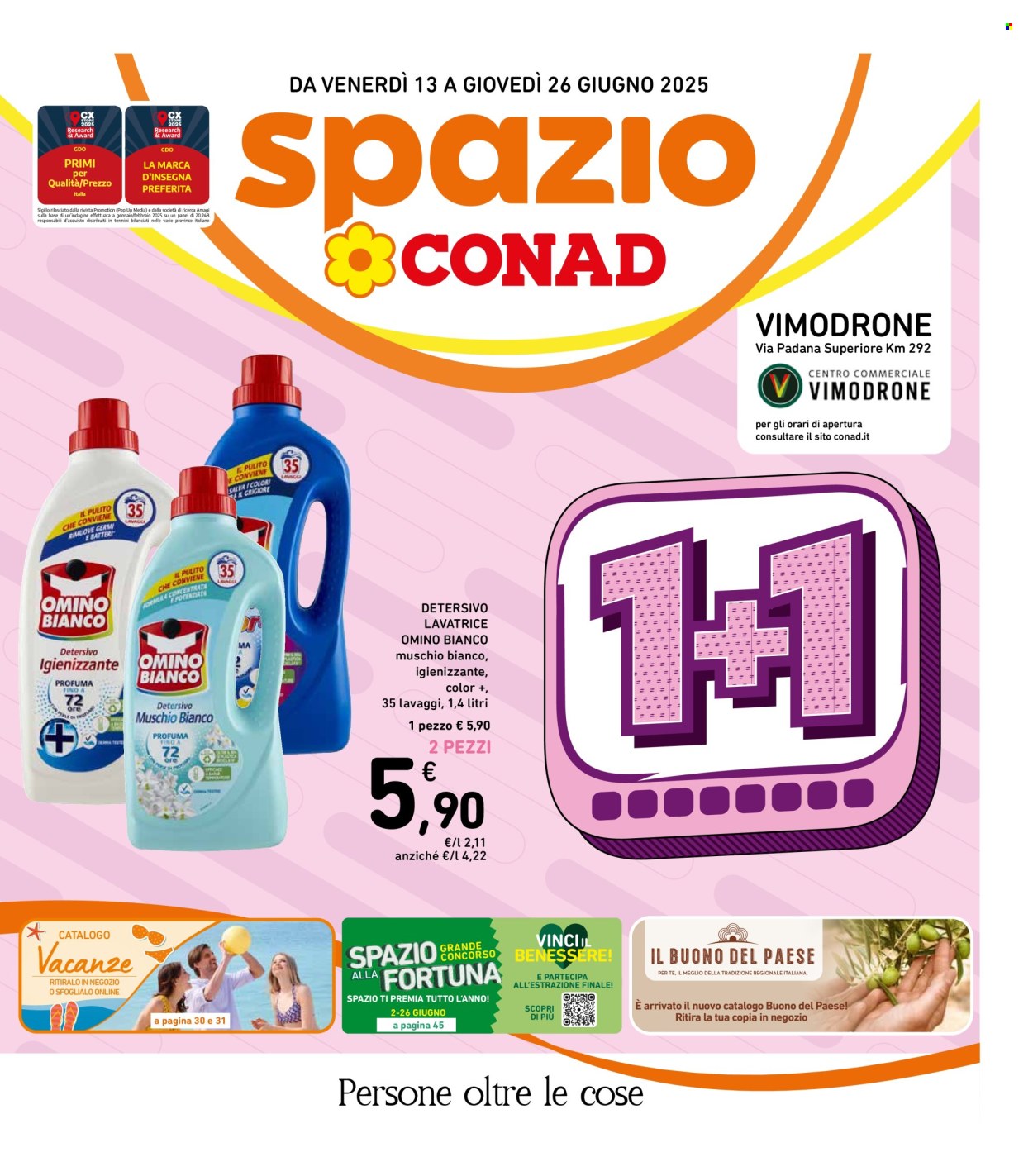 Volantino Spazio Conad - 13/6/2025 - 26/6/2025. Pagina 1
