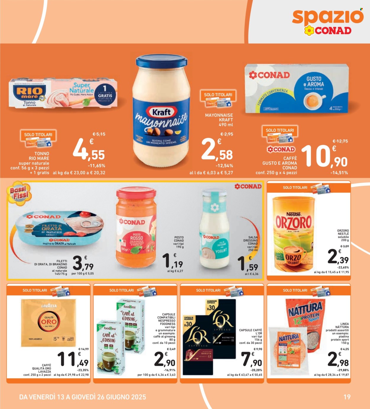 Volantino Spazio Conad - 13/6/2025 - 26/6/2025. Pagina 19