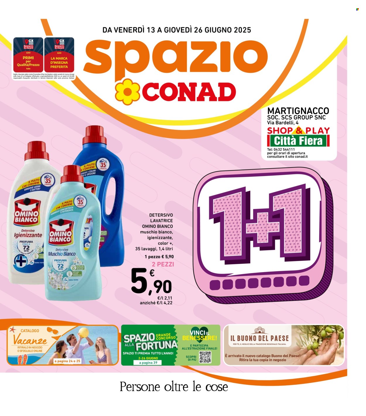 Volantino Spazio Conad - 13/6/2025 - 26/6/2025. Pagina 1