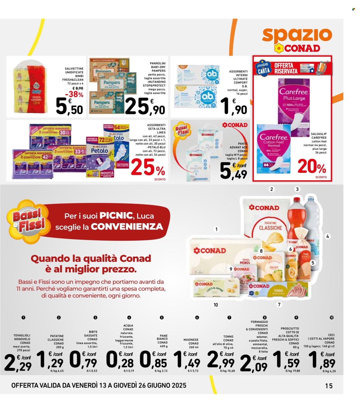 Volantino Spazio Conad - 13/6/2025 - 26/6/2025. Pagina 15