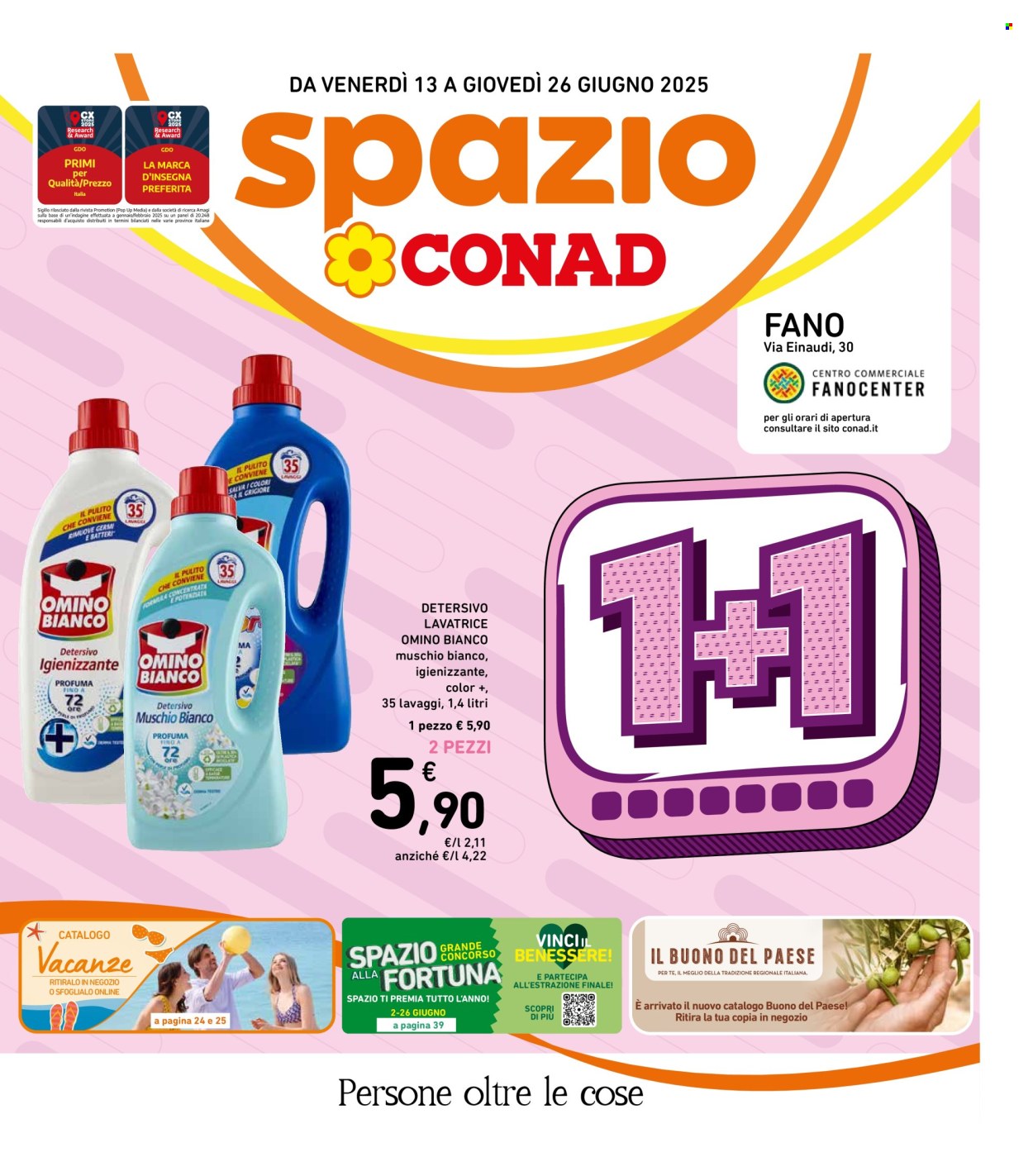 Volantino Spazio Conad - 13/6/2025 - 26/6/2025. Pagina 1