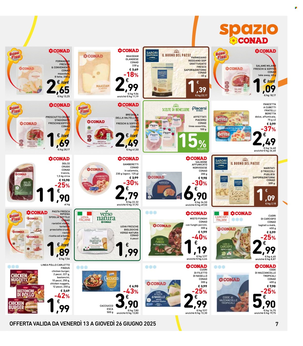 Volantino Spazio Conad - 13/6/2025 - 26/6/2025. Pagina 7