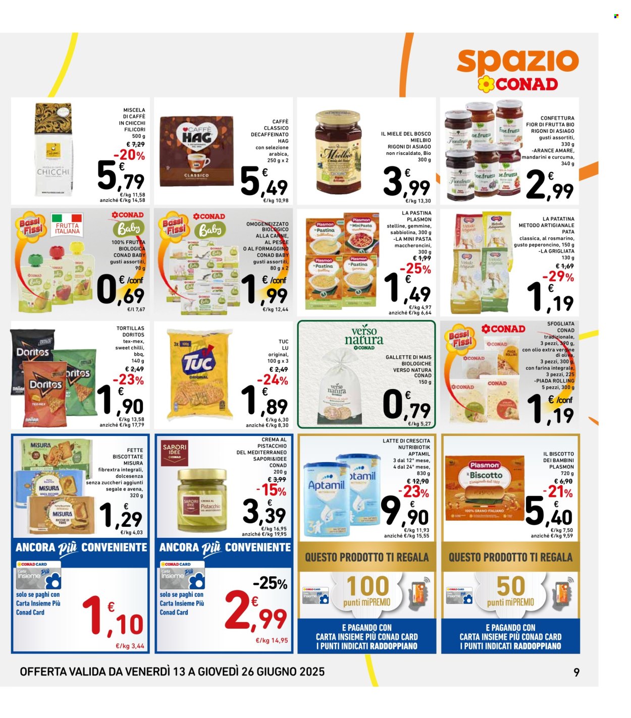 Volantino Spazio Conad - 13/6/2025 - 26/6/2025. Pagina 9