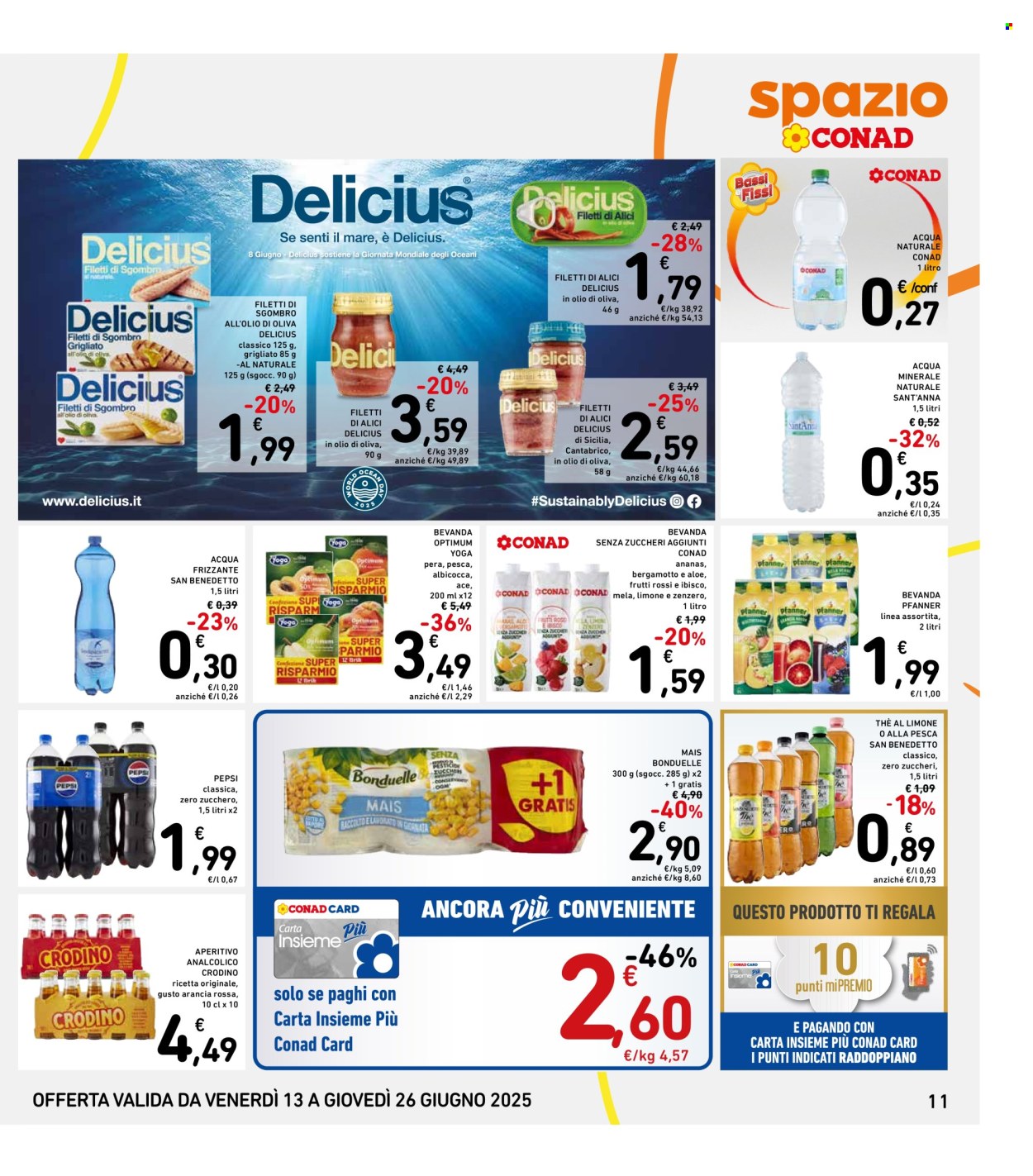 Volantino Spazio Conad - 13/6/2025 - 26/6/2025. Pagina 11