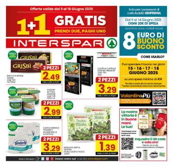 Volantino Interspar - 9/6/2025 - 18/6/2025.