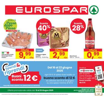Volantino Eurospar - 12/6/2025 - 25/6/2025.