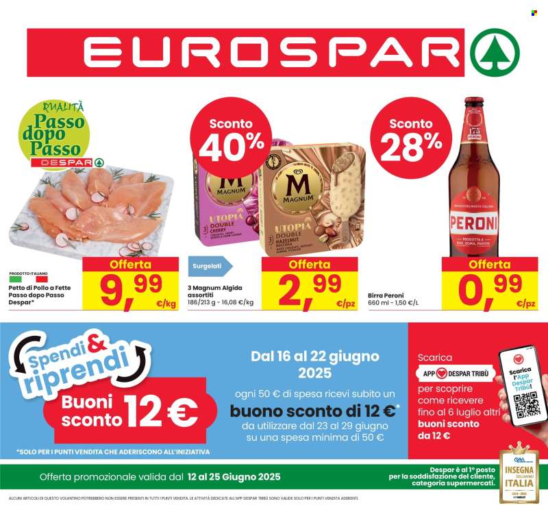 Volantino Eurospar - 12/6/2025 - 25/6/2025.