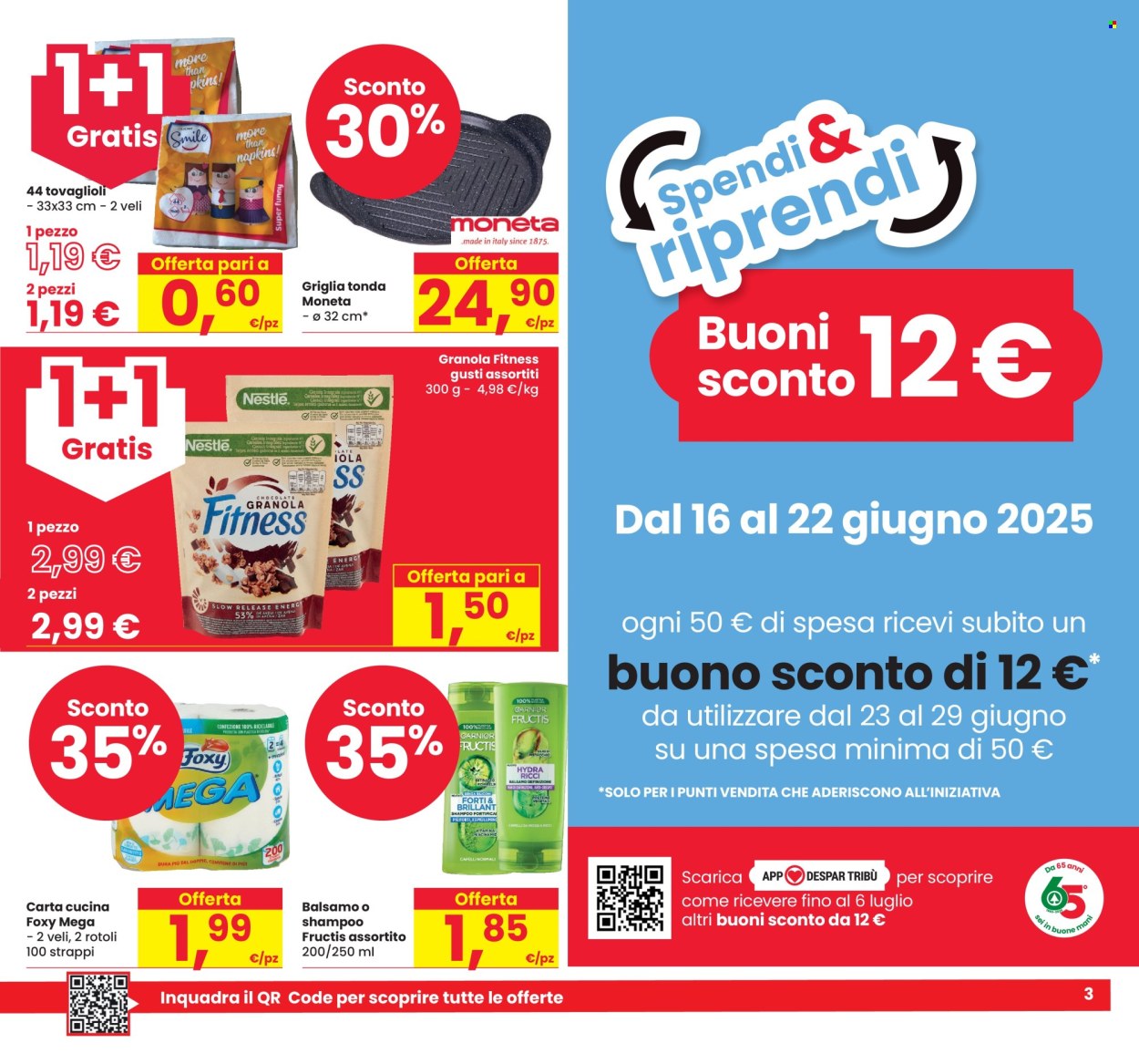 Volantino Eurospar - 12/6/2025 - 25/6/2025. Pagina 3