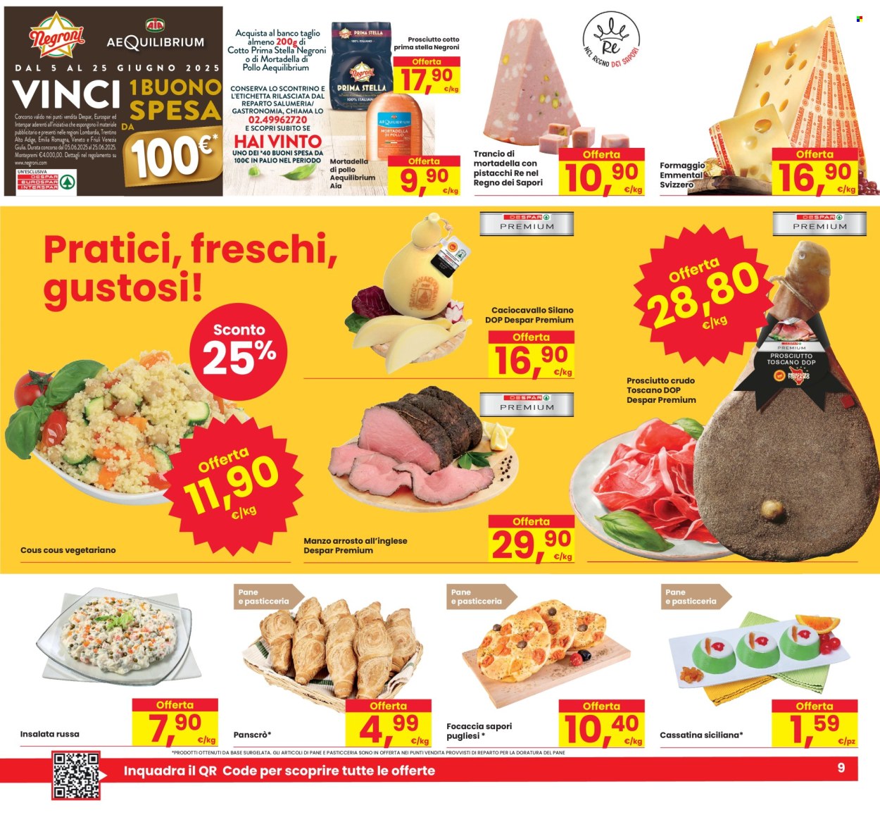 Volantino Eurospar - 12/6/2025 - 25/6/2025. Pagina 9