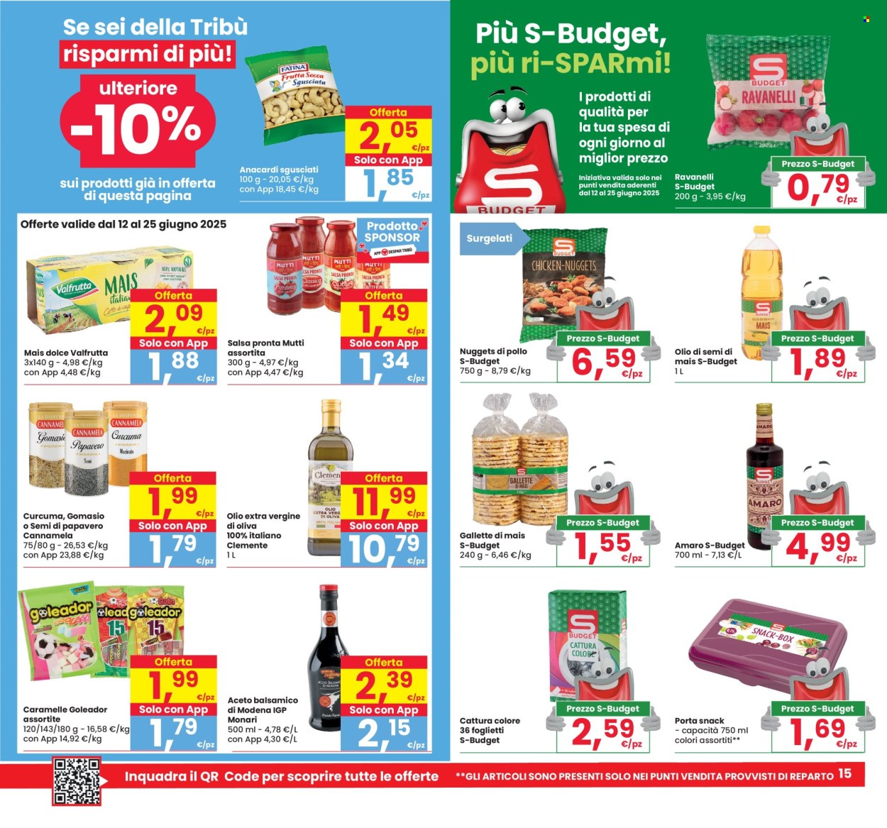 Volantino Eurospar - 12/6/2025 - 25/6/2025. Pagina 15