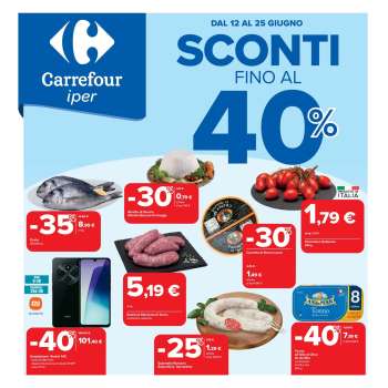 Volantino Carrefour - 12/6/2025 - 25/6/2025.