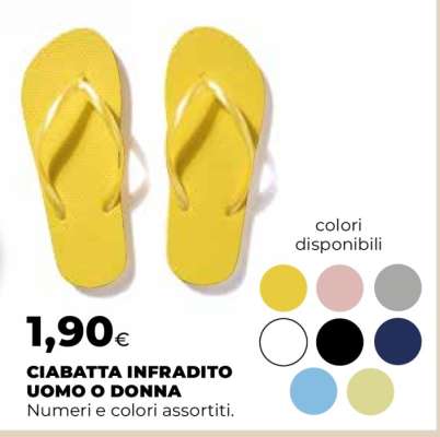 CIABATTA INFRADITO UOMO O DONNA