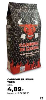 CARBONE DI LEGNA TORO