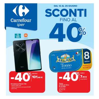 Volantino Carrefour - 12/6/2025 - 25/6/2025.