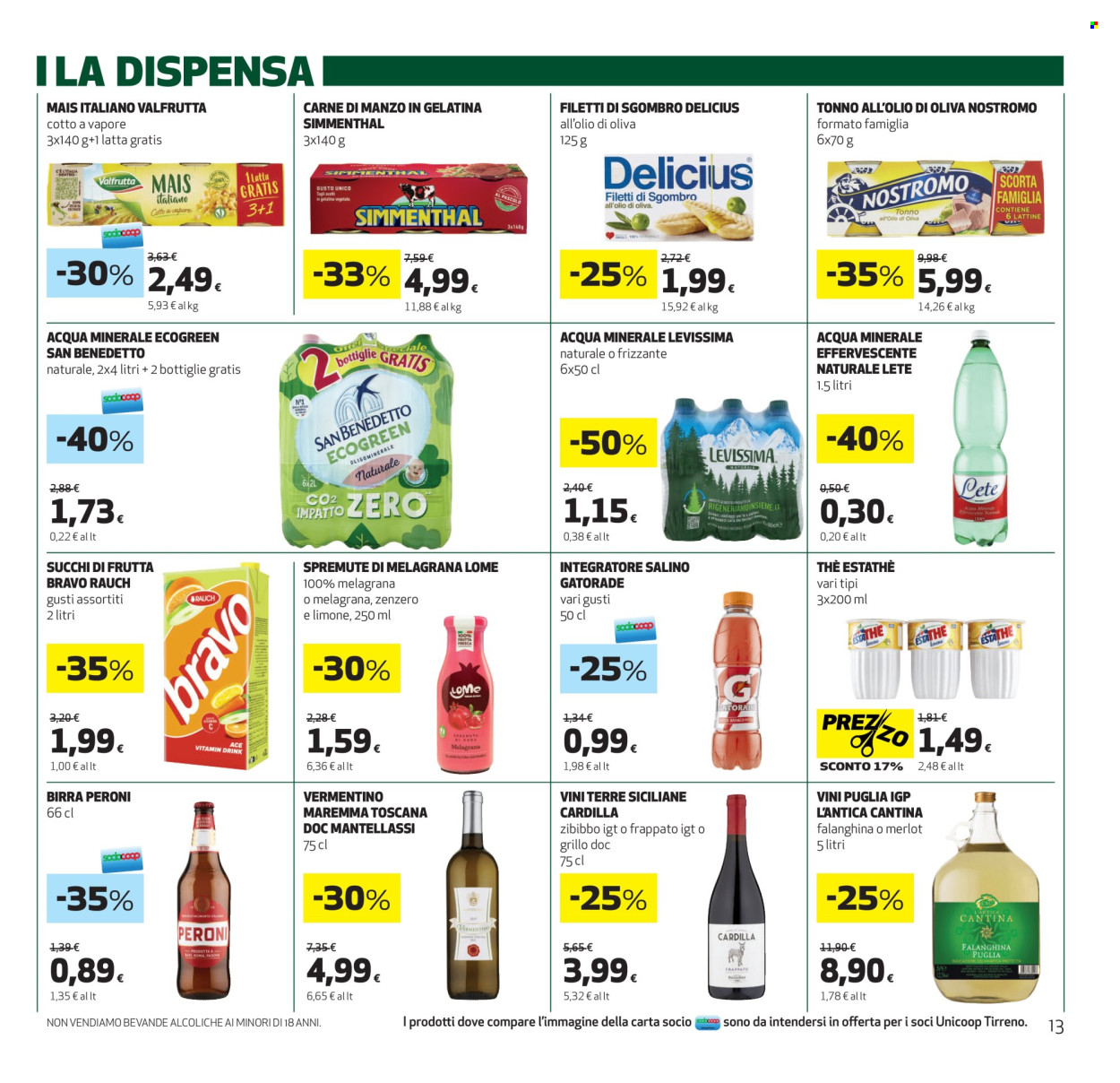 Volantino Coop - 5/6/2025 - 18/6/2025. Pagina 13
