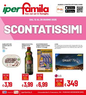 Volantino Famila - 12/6/2025 - 25/6/2025.