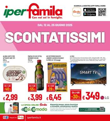 Volantino Famila - 12/6/2025 - 25/6/2025.