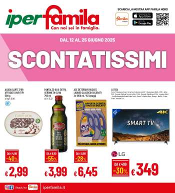 Volantino Famila - 12/6/2025 - 25/6/2025.