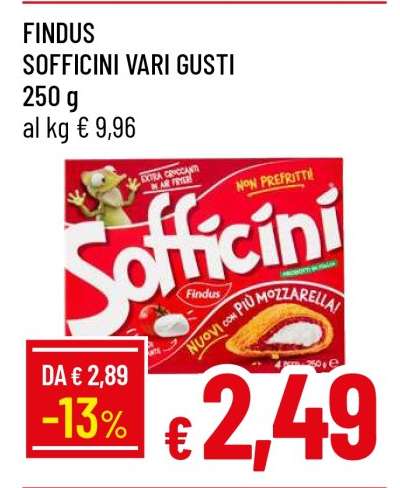 FINDUS Sofficini vari gusti