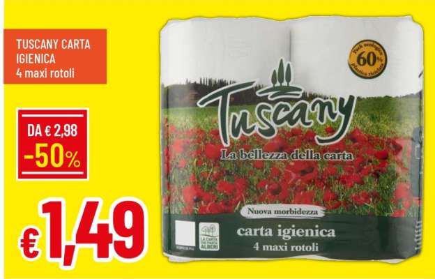 TUSCANY CARTA IGIENICA