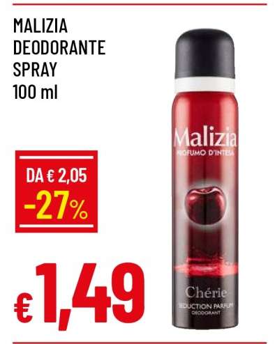 Malizia Deodorante spray