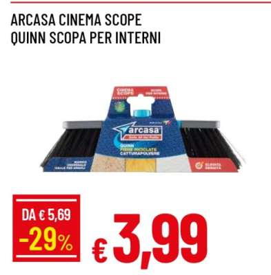 ARCASA CINEMA SCOPE QUINN SCOPA PER INTERNI