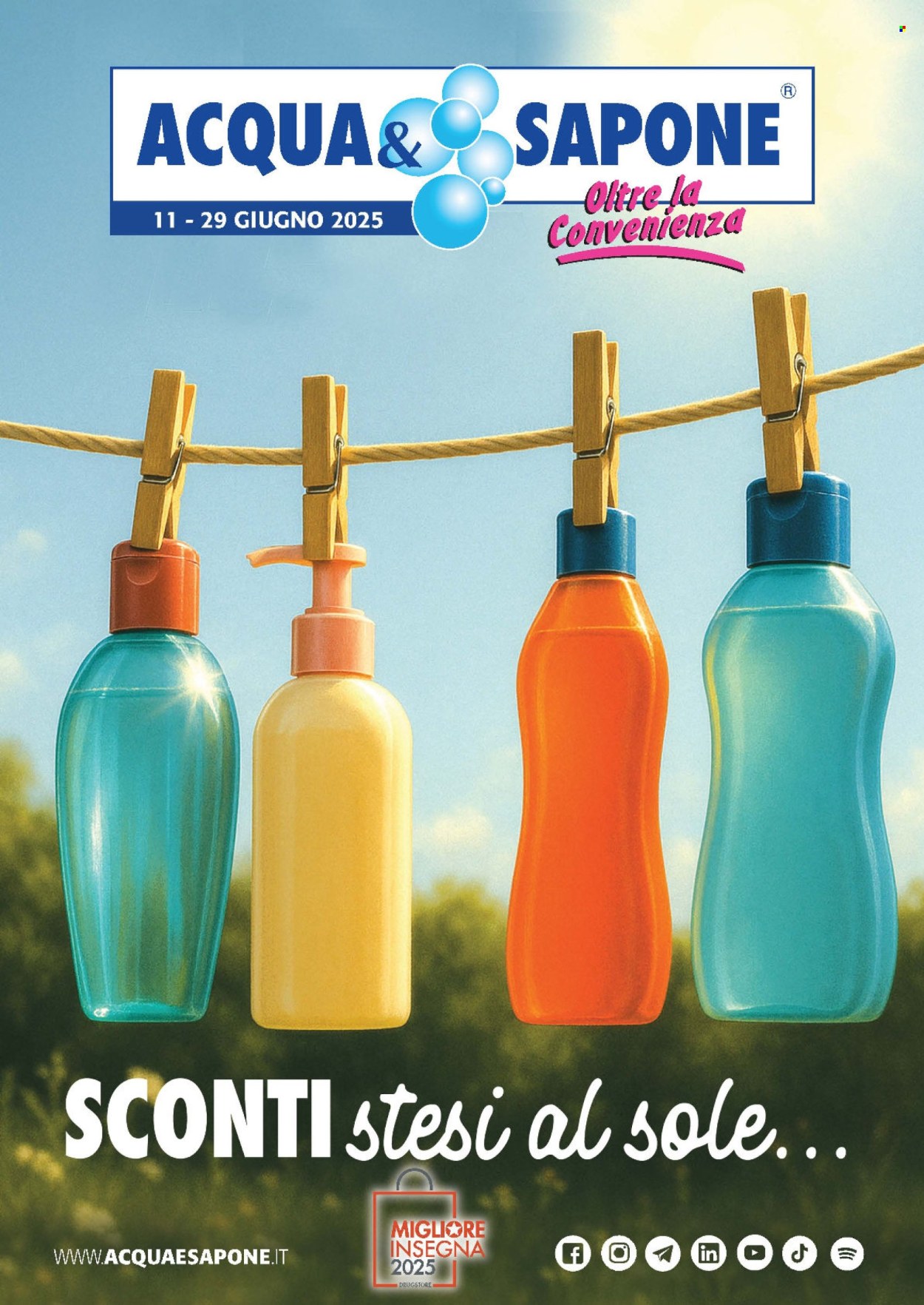 Volantino Acqua & Sapone - 11/6/2025 - 29/6/2025. Pagina 1