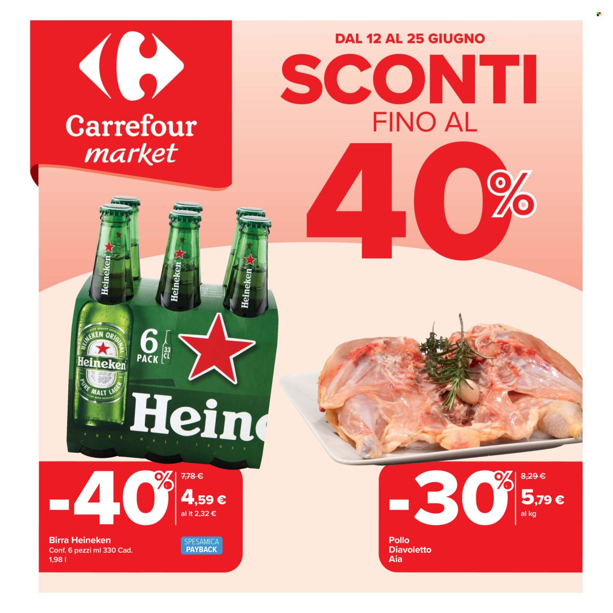 Volantino Carrefour - 12/6/2025 - 25/6/2025. Pagina 1