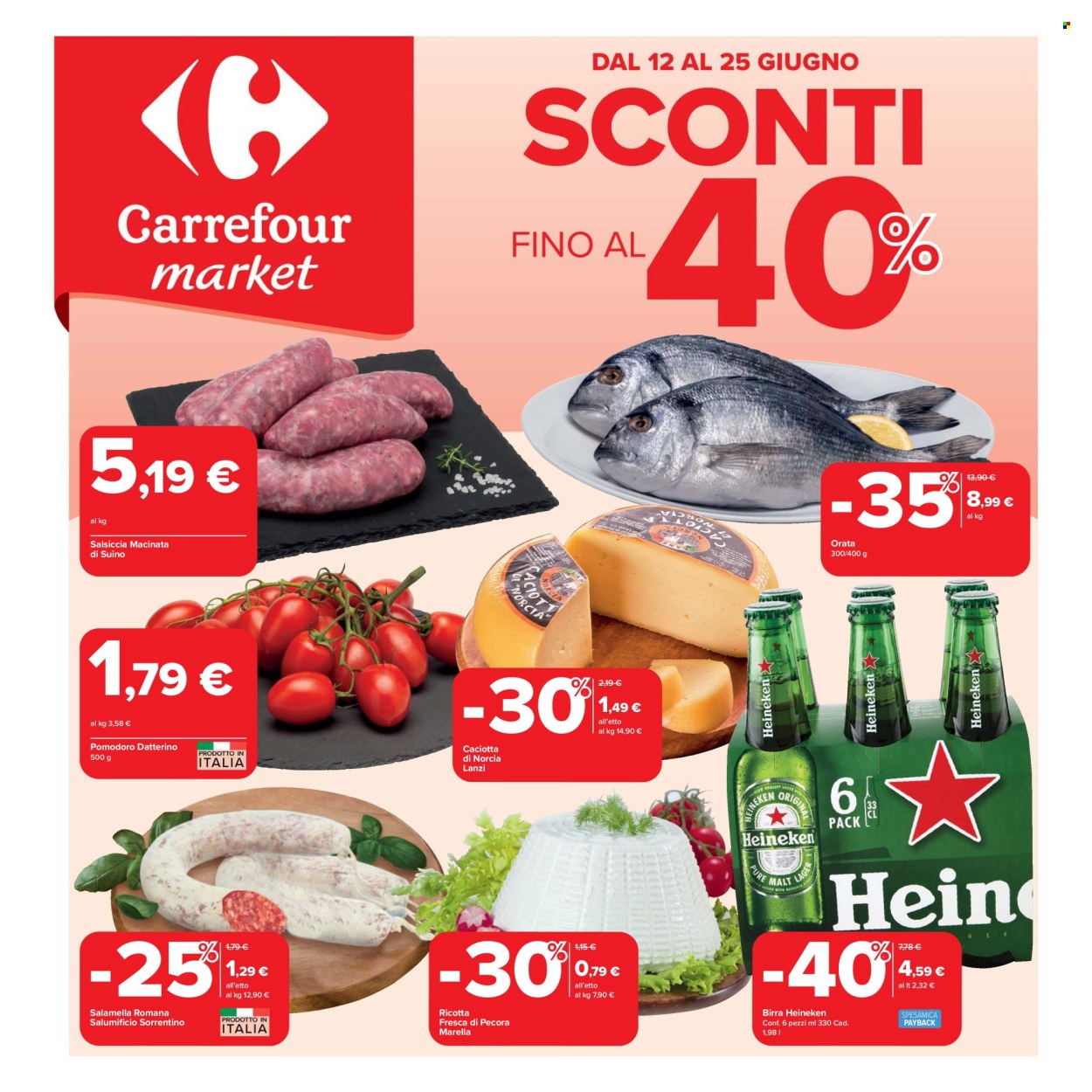 Volantino Carrefour - 12/6/2025 - 25/6/2025. Pagina 1