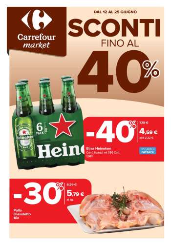 Volantino Carrefour - 12/6/2025 - 25/6/2025.