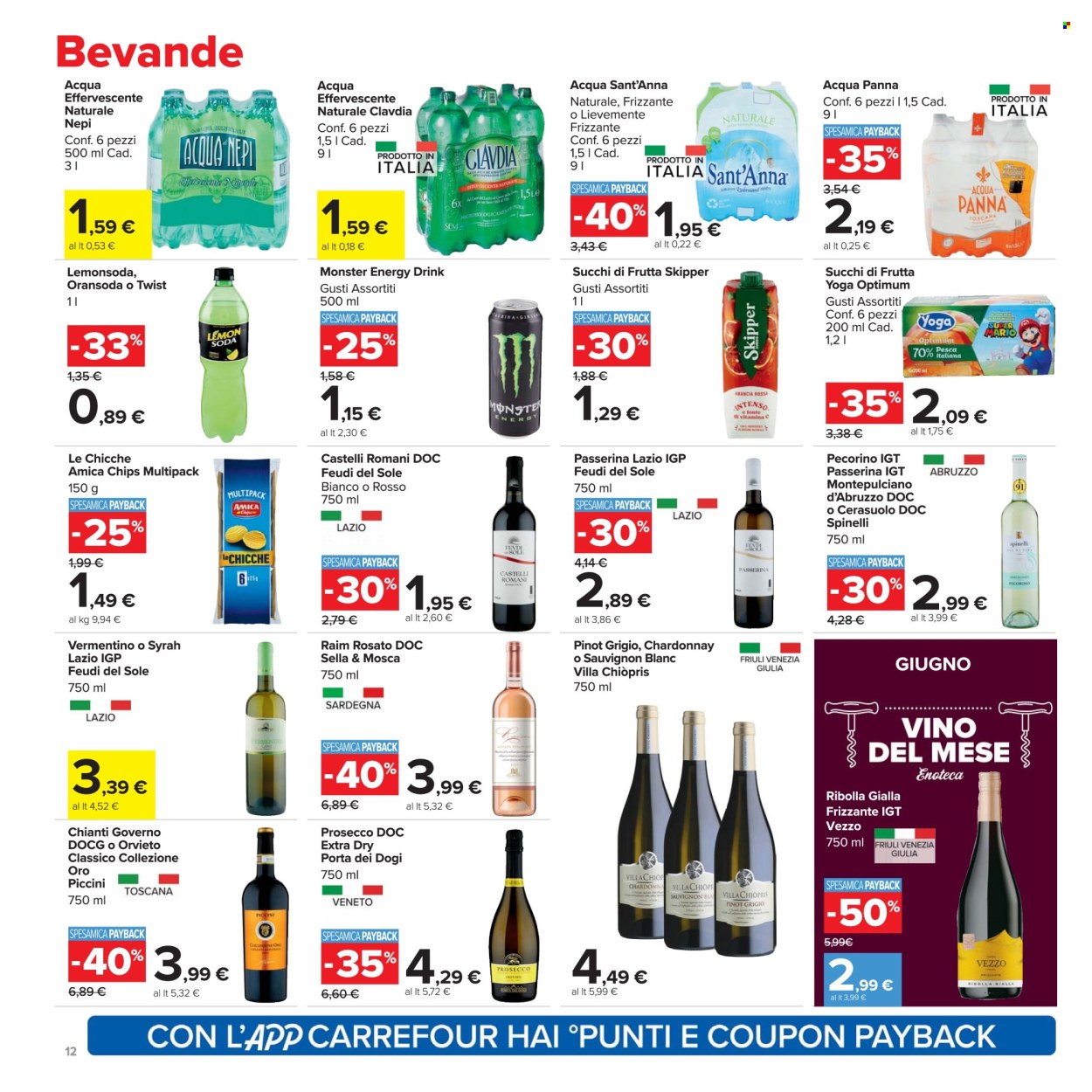Volantino Carrefour - 12/6/2025 - 25/6/2025. Pagina 12