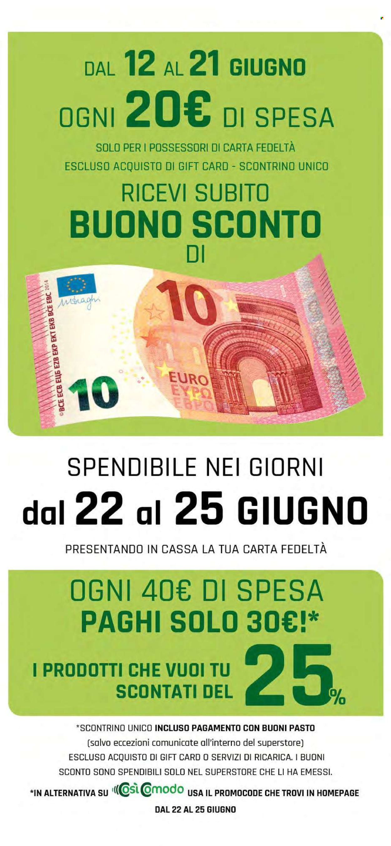 Volantino Famila - 12/6/2025 - 21/6/2025. Pagina 2