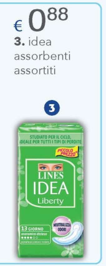 idea assorbenti assortiti