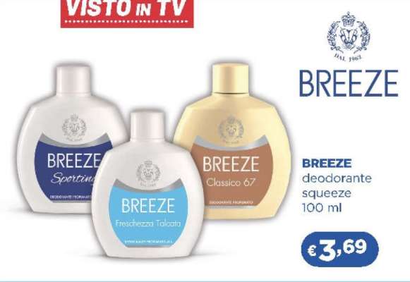 BREEZE deodorante squeeze