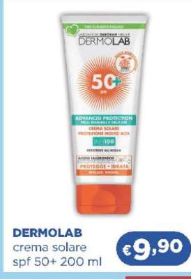 DERMOLAB crema solare
