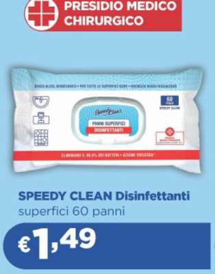 SPEEDY CLEAN Disinfettanti