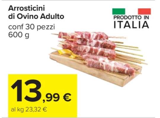 Arrosticini di Ovino Adulto