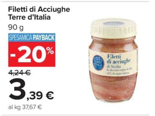 Filetti di Acciughe Terre d’Italia