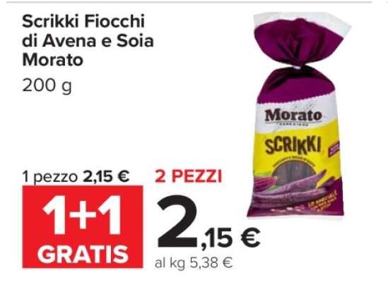 Scrikki Fiocchi di Avena e Soia Morato