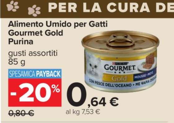 Alimento umido per gatti Gourmet Gold Purina