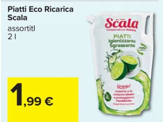 Piatti Eco Ricarica Scala