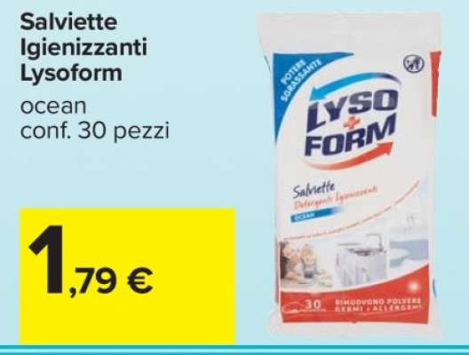 Salviette Igienizzanti Lysoform