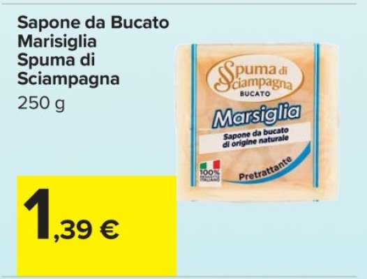 Sapone da Bucato Marisiglia Spuma di Sciampagna