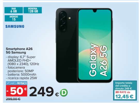 Smartphone A26 5G Samsung