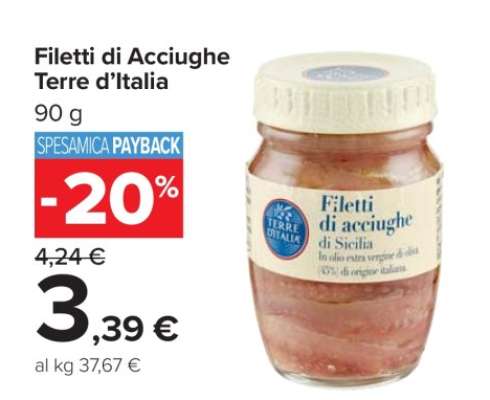 Filetti di Acciughe Terre d’Italia